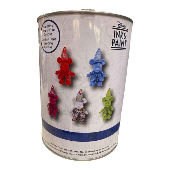 Disney Ink and Paint Fuchsia Sorcerer Mickey Mouse Plush - Picture 5 of 6